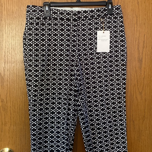 ZAC & RACHEL Dot Print Slim Ankle Pants - Picture 2 of 8